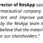 Pfizer Australia Announces Deal to Acquire ResApp Health
